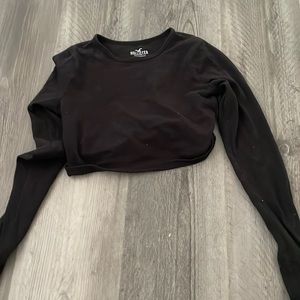 hollister cropped long sleeve
